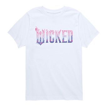 Boys 8-20 Wicked For Good Logo Floral Graphic Tee