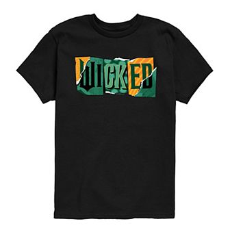 Boys 8-20 Wicked For Good Logo Ripped Graphic Tee