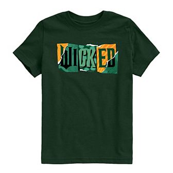Boys 8-20 Wicked For Good Logo Ripped Graphic Tee