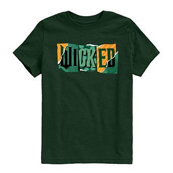 Boys 8-20 Wicked For Good Logo Ripped Graphic Tee
