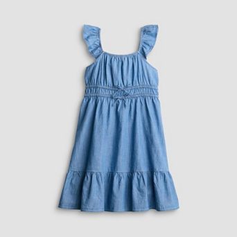 Girls 6-20 SO® Tie Front Flutter Sleeve Dress in Regular & Plus Size