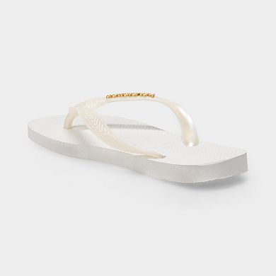 Havaianas Women's Metallic Flip Flops