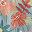 Blue Tropical Print