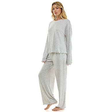 Women's Sonoma Goods For Life® Wonderluxe Pajama Top & Pajama Bottoms Set