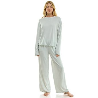 Women's Sonoma Goods For Life® Wonderluxe Pajama Top & Pajama Bottoms Set