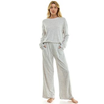 Women's Sonoma Goods For Life® Wonderluxe Pajama Top & Pajama Bottoms Set