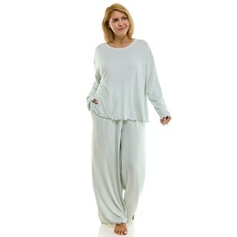 Plus Size Sonoma Goods For Life® Wonderluxe Pajama Top & Pajama Bottoms Set
