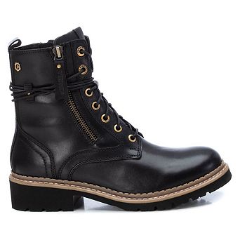 Carmela Women's Leather Combat Boots 161028