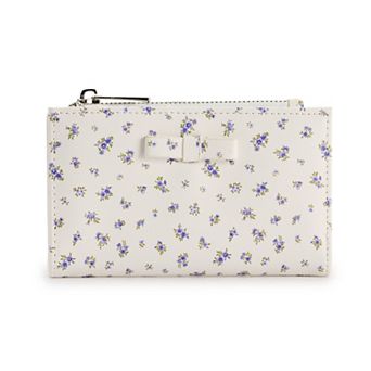 madden girl Zip Wallet With Floral Design