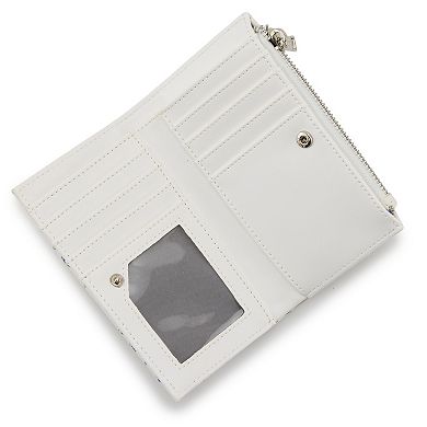 madden girl Zip Wallet With Floral Design
