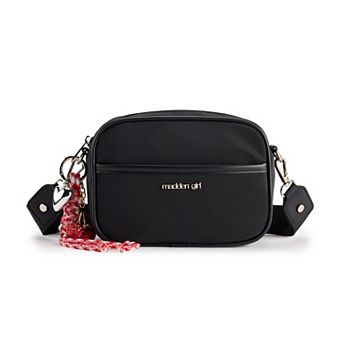 madden girl Nylon Camera Crossbody Bag