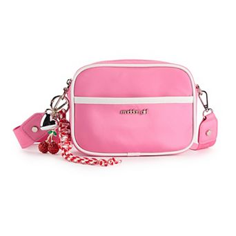 madden girl Nylon Camera Crossbody Bag