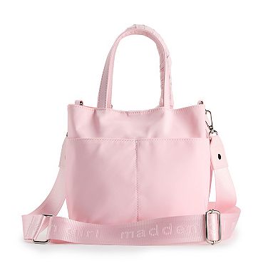 madden girl Nylon Bucket Tote Bag With Adjustable Strap