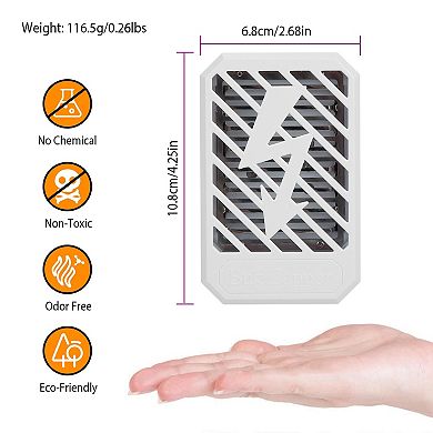 Indoor Plug-in Electric Bug Zapper UV Mosquito Insect Killer Lamp Fly Trap Odorless Noiseless Pest R