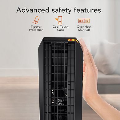 Vornado Rise 12 Hour Small Room Tower Heater