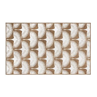 My Magic Carpet Flock Camel Washable Rug