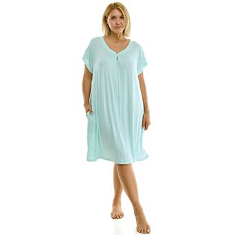 Plus Size Croft & Barrow® Short Sleeve Floral Sleep Gown