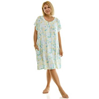 Plus Size Croft & Barrow® Short Sleeve Floral Sleep Gown