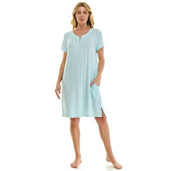 Women's Croft & Barrow® Short Sleeve Floral Sleep Gown