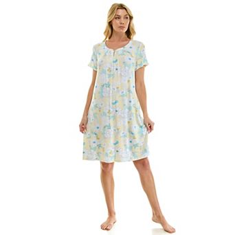 Women's Croft & Barrow® Short Sleeve Floral Sleep Gown