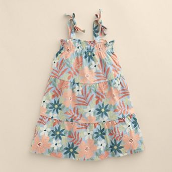 Girls 4-12 Little Co. by Lauren Conrad Smocked Tiered Dress