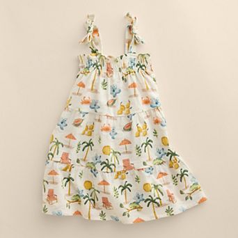 Girls 4-12 Little Co. by Lauren Conrad Smocked Tiered Dress