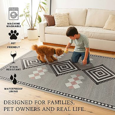 My Magic Carpet Kilim Kiki Mushroom Rug