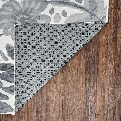 My Magic Carpet Floral Bloom Washable Rug