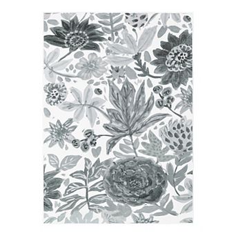 My Magic Carpet Floral Bloom Washable Rug
