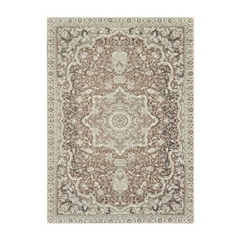 My Magic Carpet Parviz Brown Washable Rug