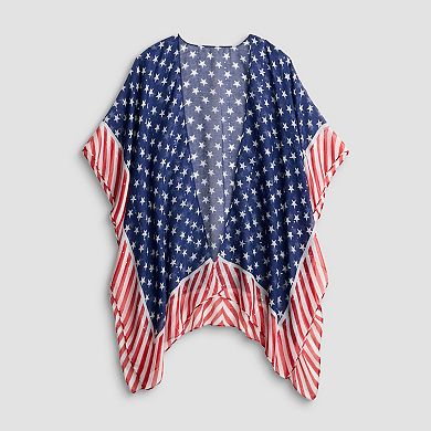 Women's Collection XIIX Stars & Stripes Sequin Topper