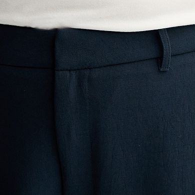 Juniors' Plus Size SO® Core Straight Leg Crepe Trousers