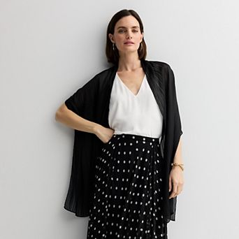 Women's Nine West Lurex Stripe Wrap Scarf