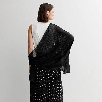 Women's Nine West Lurex Stripe Wrap Scarf