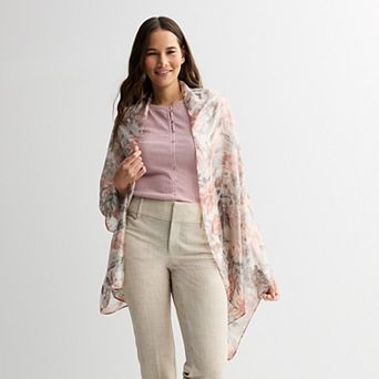 Women's Nine West Floral Sheen Wrap