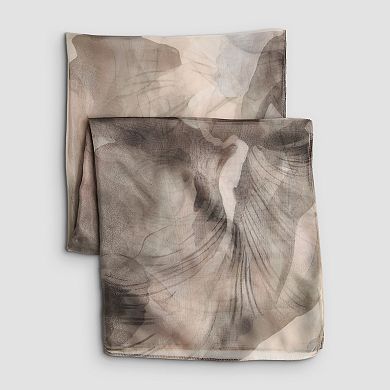 Nine West Blurred Floral Foil Wrap