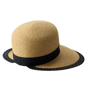 Women's Nine West Lace Edge Brimless Floppy Hat