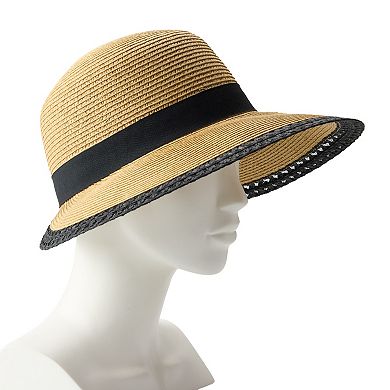 Women's Nine West Lace Edge Brimless Floppy Hat