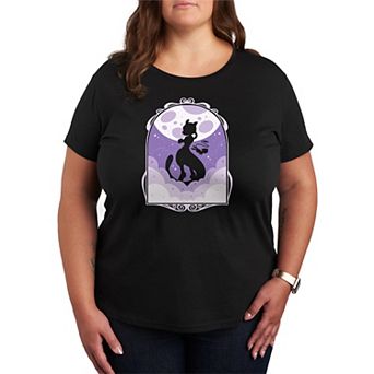 Plus Size Pokémon Mewtwo Pose Graphic Tee