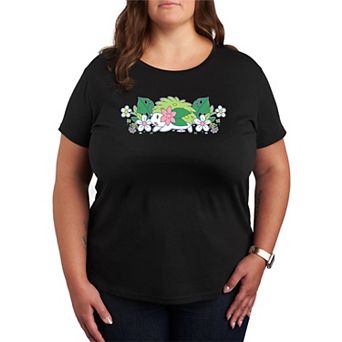 Plus Size Pokémon Shaymin Florals Graphic Tee