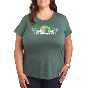 Plus Size Pokémon Shaymin Florals Graphic Tee