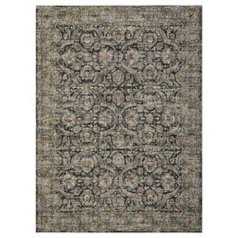 Garvee Boho Vintage Floral Printed Area Rug Non Slip Soft Low Pile Floor Cover for Bedroom Kitchen