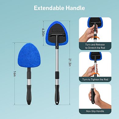AstroAI Car Wash Kit Windshield Cleaning Tool Kit, 9 PCS Complete Car Care Tools