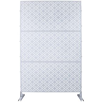 LOVMOR Privacy Screens Freestanding Privacy Fence Panels for Privacy Screens
