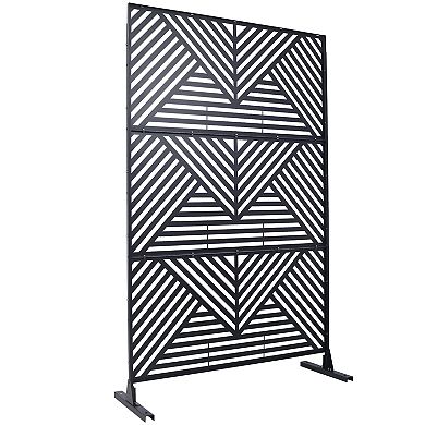LOVMOR Privacy Screens Freestanding Privacy Fence Panels for Privacy Screens