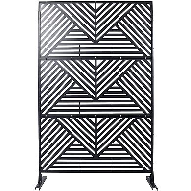 LOVMOR Privacy Screens Freestanding Privacy Fence Panels for Privacy Screens