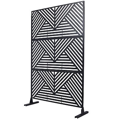 LOVMOR Privacy Screens Freestanding Privacy Fence Panels for Privacy Screens
