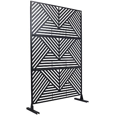 LOVMOR Privacy Screens Freestanding Privacy Fence Panels for Privacy Screens