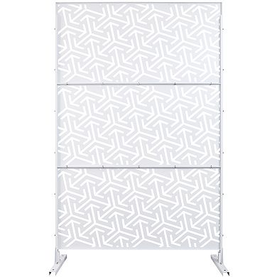 LOVMOR Privacy Screens Freestanding Privacy Fence Panels for Privacy Screens