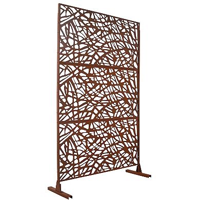 LOVMOR Privacy Screens Freestanding Privacy Fence Panels for Privacy Screens
